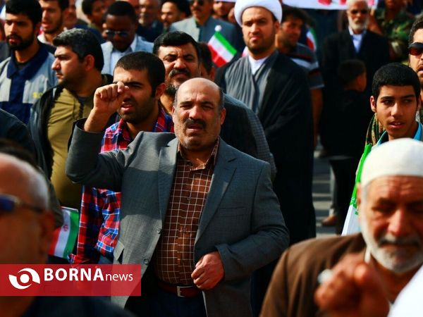 راهپیمایی 22 بهمن در منطقه آزاد اروند-آبادان