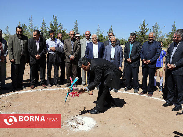 آیین کلنگ‌زنی خانه هاکی در کرمان