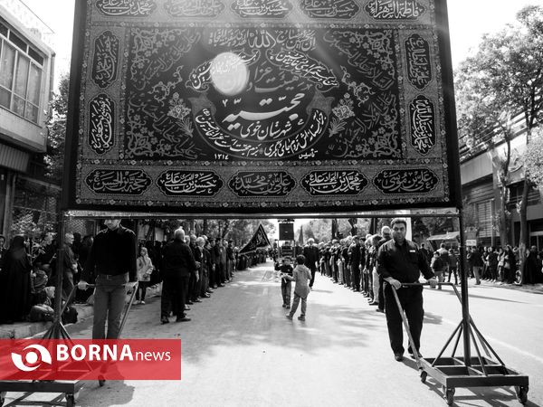 عزاداری مردم تبریز در عاشورای حسینی