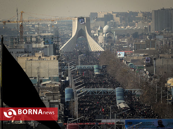 تشییع پیکر سردار شهید حاج قاسم سلیمانی در تهران - ۳