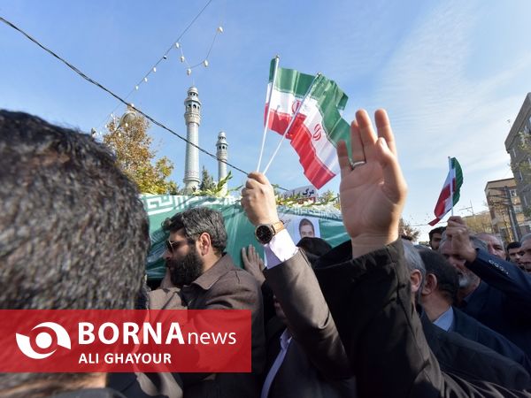 تشییع پیکر «مهدی اثنی عشری» شهید مدافع امنیت در ارومیه