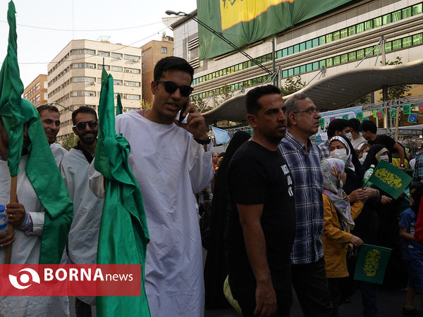 مهمانی ۱۰ کیلومتری به مناسبت عید غدیر