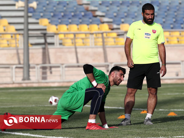 تمرین تیم فوتبال پرسپولیس تهران