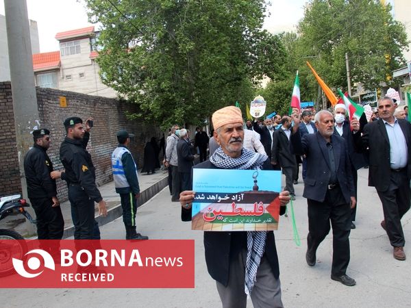 گزارش تصویری خروش مردم لرستان در روز قدس