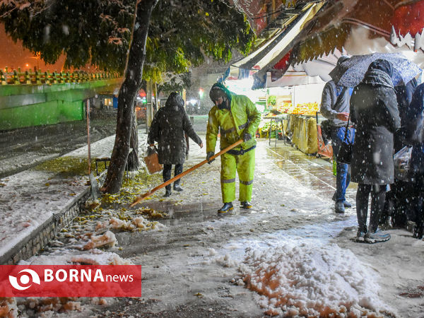 چهره زمستانی اراک در آخرین ماه پاییز