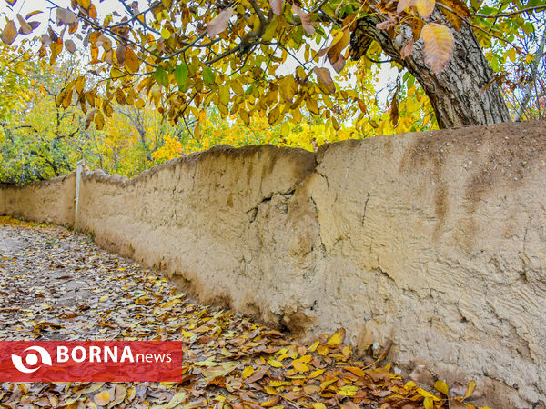 پاییز کوچه باغ های خورهه  محلات