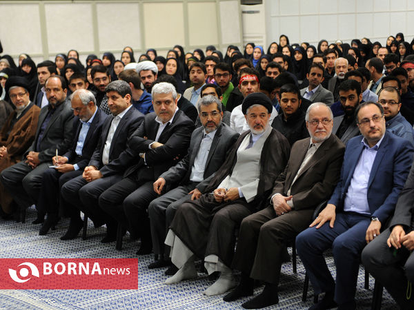 دیدار جمعی از استعدادهای برتر و نخبگان جوان کشور با رهبر انقلاب