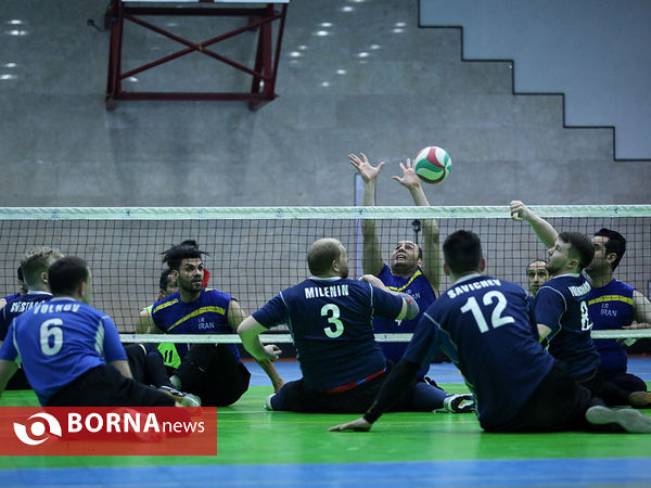 دیدار دوستانه والیبال نشسته ایران و روسیه