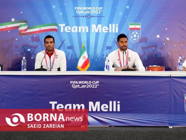 حسین حسینی و وحید امیری ملی پوشان تیم ملی فوتبال ایران در جام جهانی