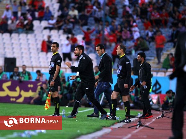 دیدار تیم های فوتبال پرسپولیس- سپیدرود رشت