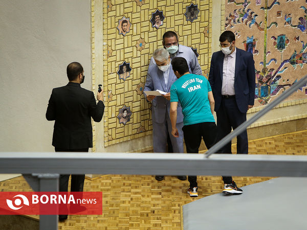 بازدید معاون رییس جمهور از اردوی تیم های ملی کشتی