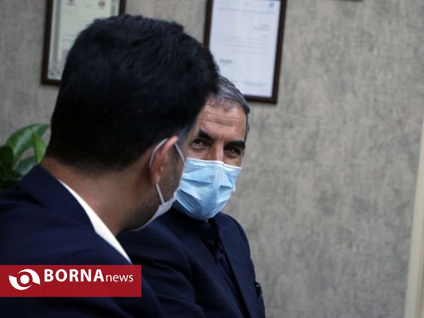 دیدار دکتر حسین کلانتری، استاندار کهگیلویه و بویراحمد و هیات همراه در دفتر علیرضا پاکدل، رئیس فدراسیون هندبال کشور