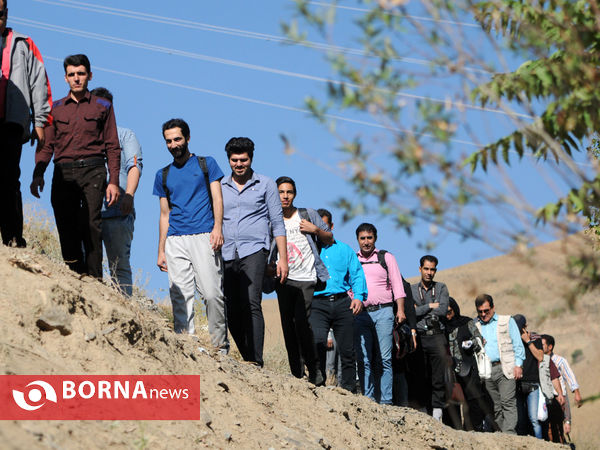 در مسیر ارنگه جاده چالوس با خبرنگاران غرب تهران