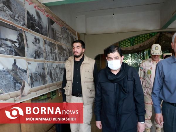 بازدید معاون اول رییس جمهور از مرزهای اربعین خوزستان