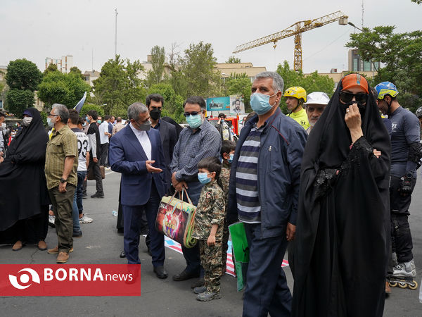 راهپیمایی روز قدس -تهران ۱