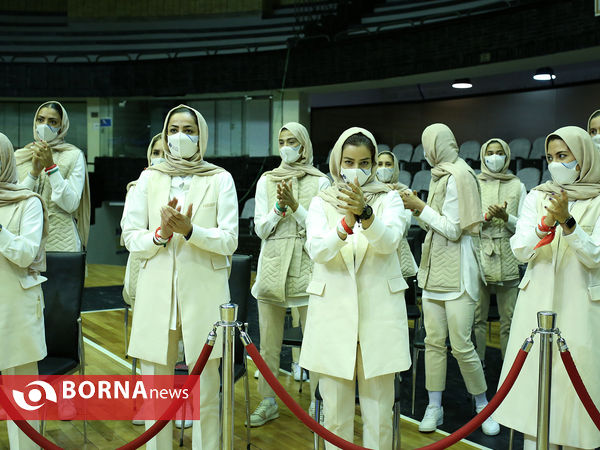 مراسم رونمایی از پیراهن تیم ملی بسکتبال بانوان