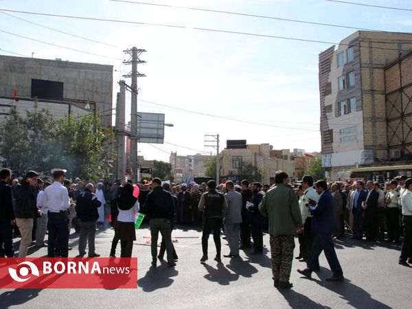 راهپیمایی روز ۱۳ آبان- شهرستان قدس