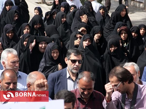 تظاهرات ضد صهیونیستی در یزد