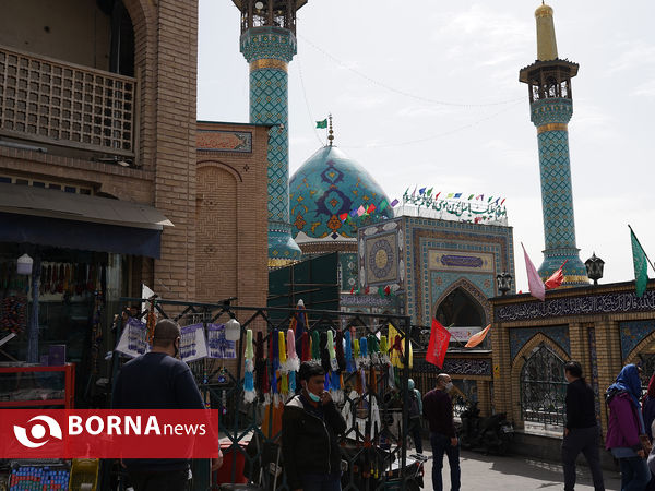 میدان تجریش تهران در آستانه سال نو