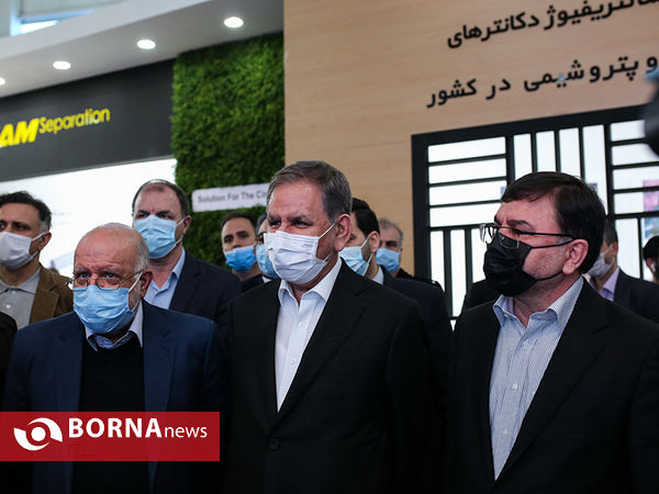 بازدید جهانگیری از نمایشگاه بین المللی نفت، گاز، پالایش و پتروشیمی
