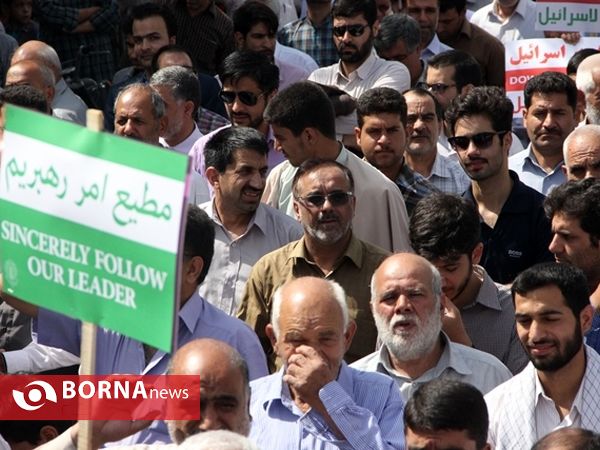 تظاهرات ضد صهیونیستی در یزد