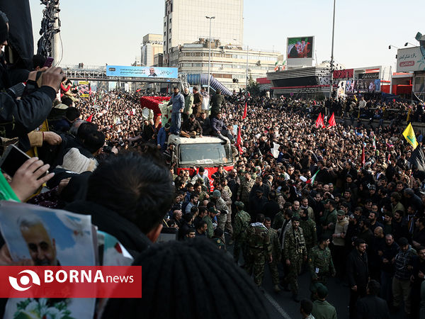 تشییع پیکر سردار شهید حاج قاسم سلیمانی در تهران