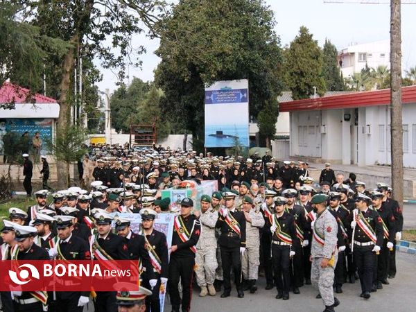 تشییع  پیکر شهید امیر باسره -بندرانزلی