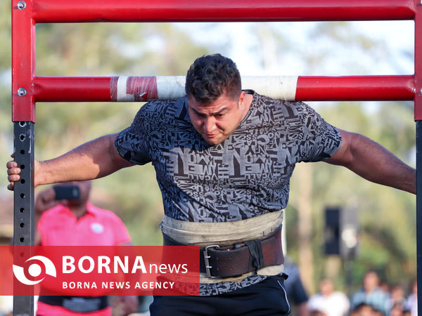 روز نخست مسابقات قویترین مردان کارگری