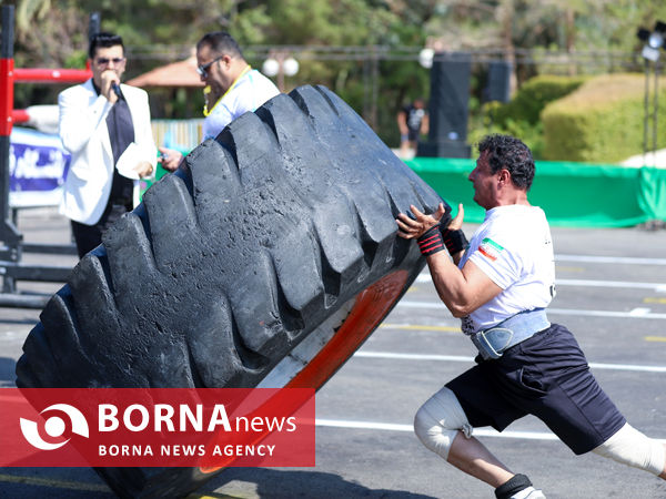 روز نخست مسابقات قویترین مردان کارگری