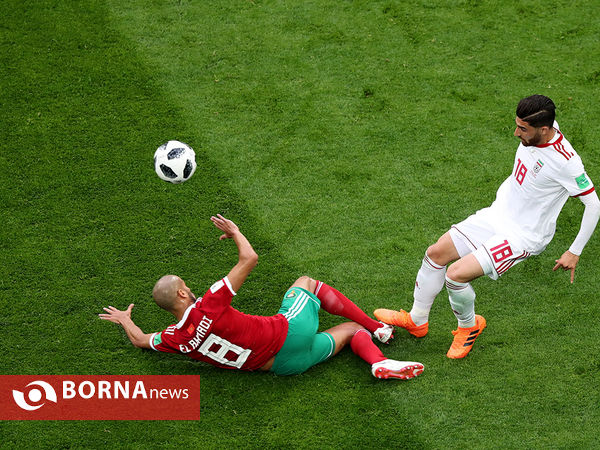 پیروزی ایران برابر مراکش در جام جهانی روسیه ۲۰۱۸