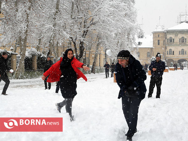 بارش برف در تهران -2