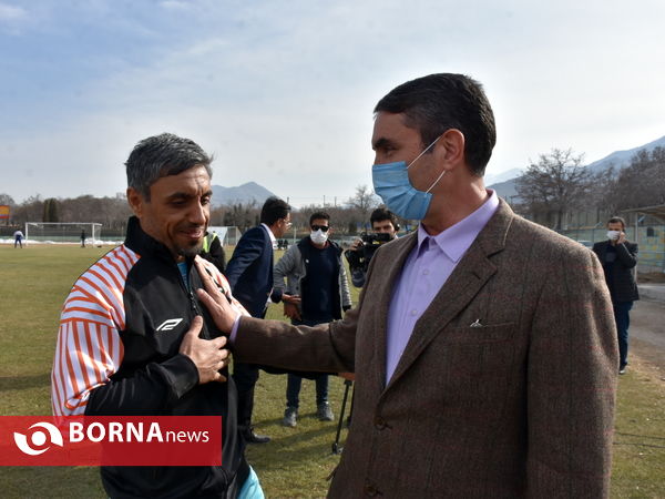 دیدار دوستانه تیم های پیشکسوتان آلومینیوم اراک و یاران رسانه