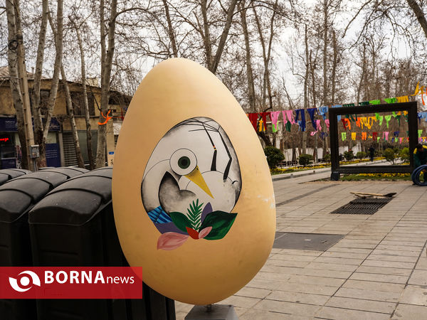 میدان تجریش تهران در آستانه سال نو