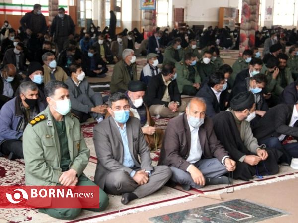 مراسم تجدید میثاق با شهدا و نواختن زنگ انقلاب در یاسوج