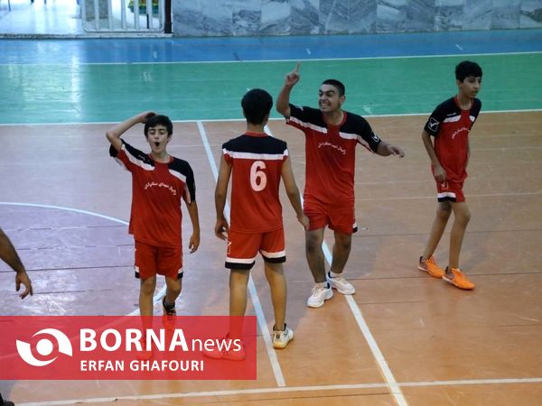 مسابقات والیبال بسیج رده نونهالان در ساری