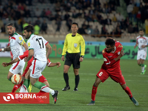 دیدار تیم های ملی ایران و عمان