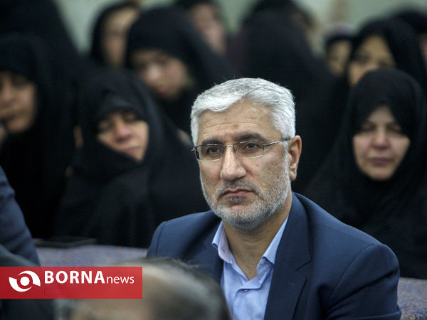 مراسم یادبود شهدا در امامزاده صالح