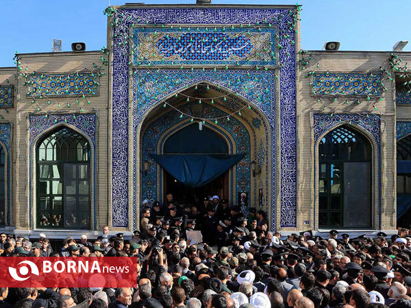 آئین باشکوه تشییع جنازه آیت الله واعظ طبسی در مشهد