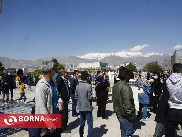بازدید نوروزی مسافرین از برج میلاد