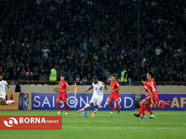 در حاشیه دیدار تیمهای  فوتبال ایران - کره جنوبی