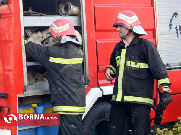 آتش سوزی فروشگاه هپی لند در رشت