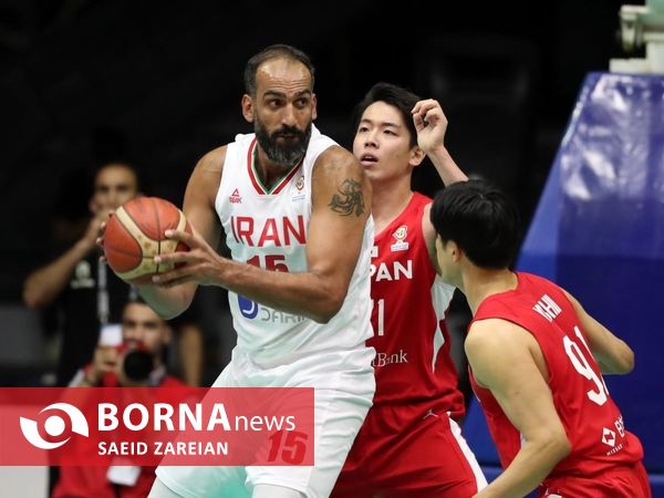 دیدار تیم های بسکتبال ایران - ژاپن