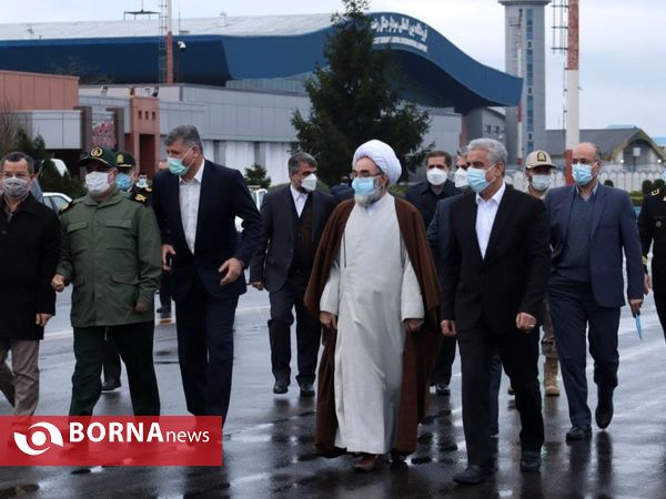 ورود رییس جمهور به رشت