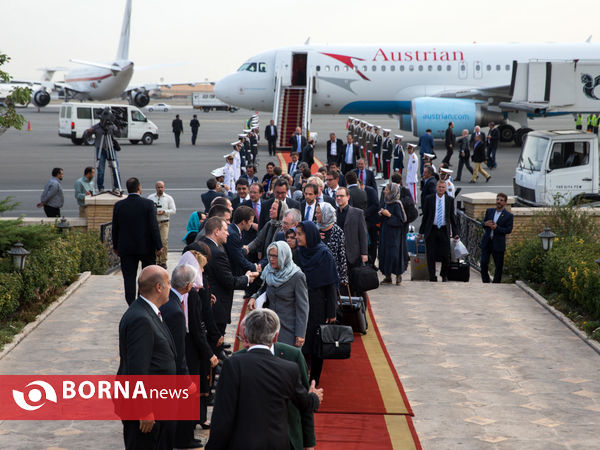 ورود رئیس جمهوری اتریش به تهران (2)