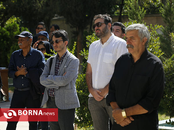 مراسم تشییع پیکر مجید فرازمند