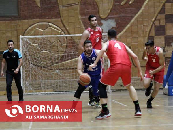 دیدار تیم های بسکتبال سپید رشت _ ملوان بندرانزلی