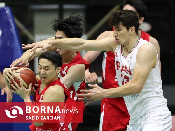 دیدار تیم های بسکتبال ایران - ژاپن