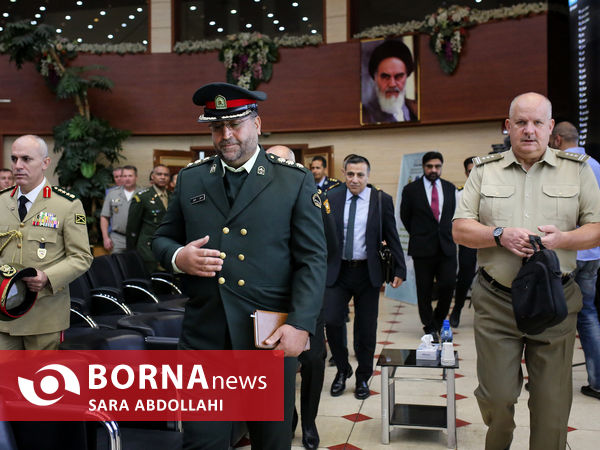 نشست فرماندهی انتظامی ایران با وابستگان نظامی کشورهای خارجی