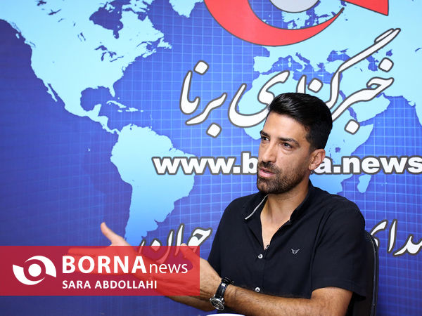 حضور محسن یوسفی در خبرگزاری برنا