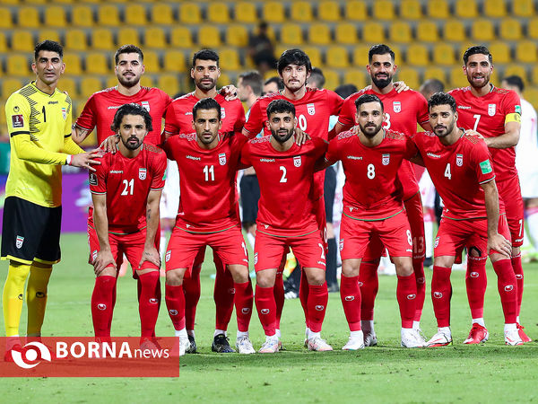 دیدار تیم های فوتبال ایران - امارات
